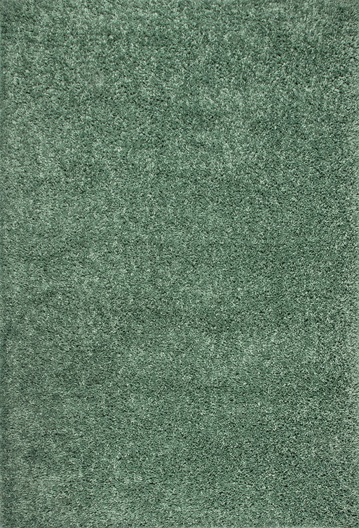 Green Shag Rug 160x230 cm for Living Room Decor