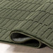 Green Washable Textured Area Rug 120 cm x 180 cm