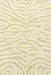 Groen wolmix vloerkleed met zebraprint 120x180 cm