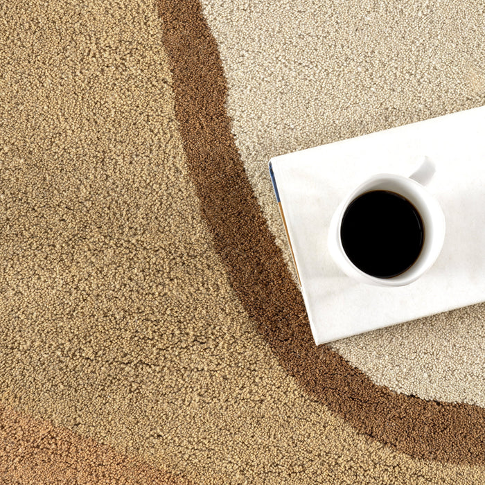 Greenwich Abstract Wool Area Rug 150x240 cm