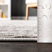 Grey Abstract Area Rug for Modern Living Spaces