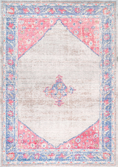 Grey Area Rug for Home with Soft Touch and Durable Fibers