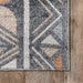 Grey Aztec Geometric Area Rug 160x230 cm