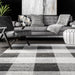 Harmaa Buffalo Plaid Area -matto 120x180 cm