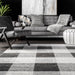 Harmaa Buffalo Plaid Area -matto Home sisustukseen