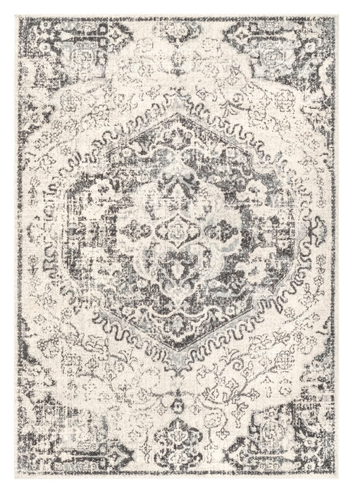 Grey Corinthian Medallion Area Rug 120x180 cm