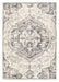 Grey Corinthian Medallion Area Rug 120x180 cm