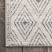 Grey Diamond Pattern Area Rug 150x240 cm