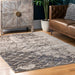 Grey Distressed Trellis Area Rug for Modern Home Décor