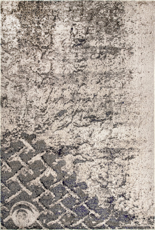 Grey Distressed Trellis Area Rug for Modern Home Décor