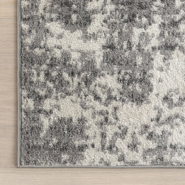 Harmaa Distressed Vintage -tyylinen matto 150x230 cm