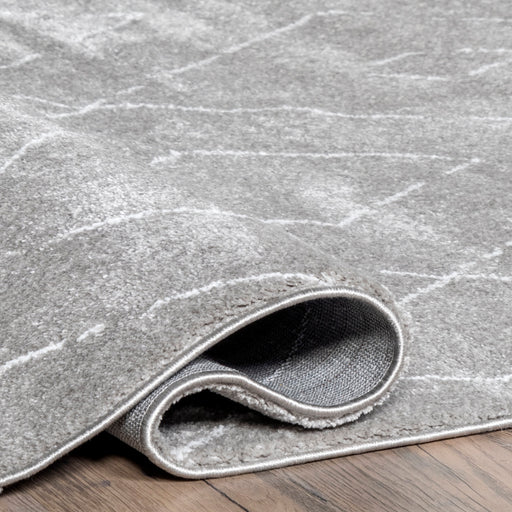 Grey Double Diamond Lattice Shag Area Rug 120 x 180 cm