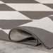 Grey Harlequin Area Rug for Indoor and Outdoor Use