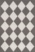 Grey Harlequin Area Rug for Indoor and Outdoor Use