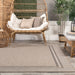 Grey Indoor Outdoor Area Rug 120x180 cm