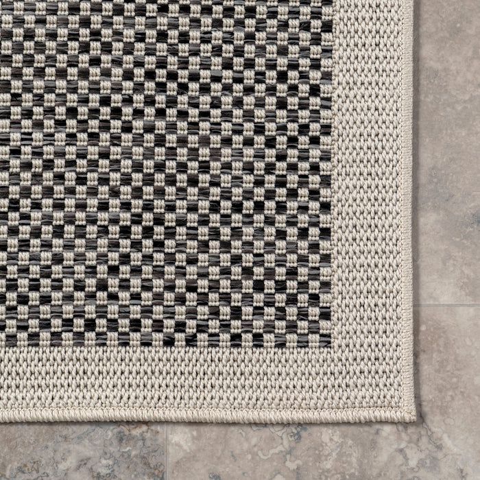 Grey Indoor Outdoor Area Rug 160x230 cm