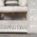 Grey Indoor Outdoor Area Rug 160x230 cm