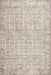 Grey Jute-Blend Vintage Medallion Area Rug 160x230 cm