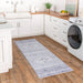Grey Machine Washable Area Rug for Busy Homes