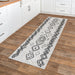 Grey Machine Washable Rug for Kids and Pets