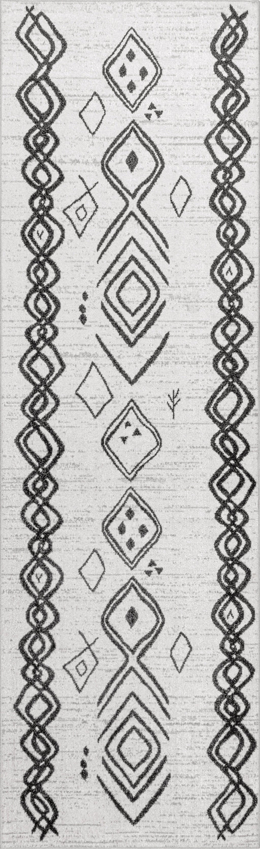 Grey Machine Washable Rug for Kids and Pets