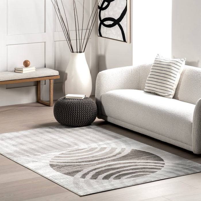 Grey Mars Area Rug 150x230 cm