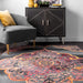Grey Medallion Area Rug for Living Room Comfort
