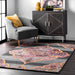 Grey Medallion Area Rug for Living Room Comfort