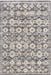 Grey Medallion Area Rug for Living Room and Home Decor