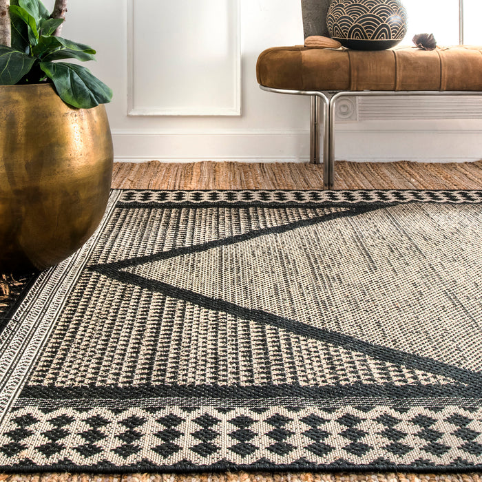 Grey Minimalist Area Rug 160x230 cm