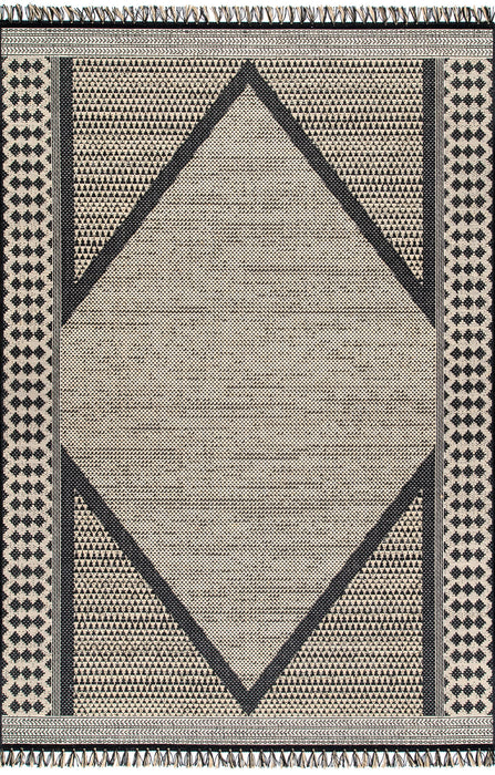 Grey Minimalist Area Rug 160x230 cm