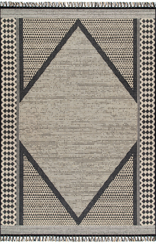 Grey Minimalist Area Rug 160x230 cm