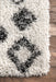 Grey Moroccan Shag Area Rug 160x230 cm