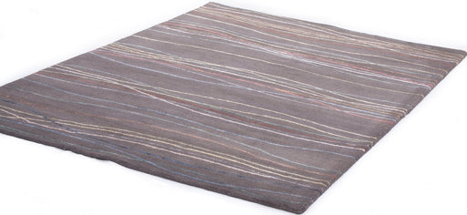 Grey Multi Lines Rug