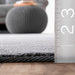 Grey Ombre Area Rug for High Traffic Indoor Spaces