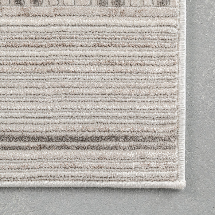 Grey Pinstripe Area Rug 120x180 cm