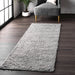 Grijs shag-vloerkleed 120x180 cm Duurzaam synthetisch materiaal