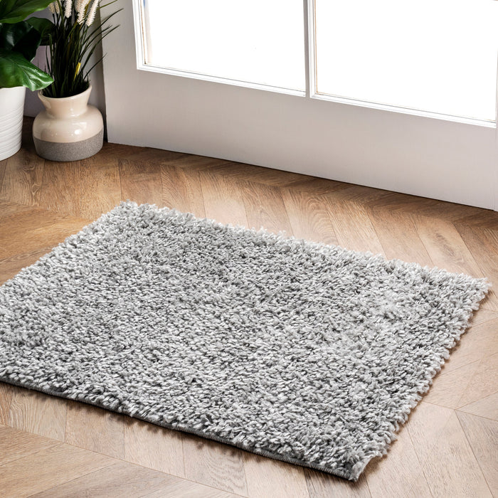 Grey Shag Rug 160x230 cm Durable Soft Texture