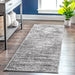 Grey Striped Area Rug for Cozy Home Decor