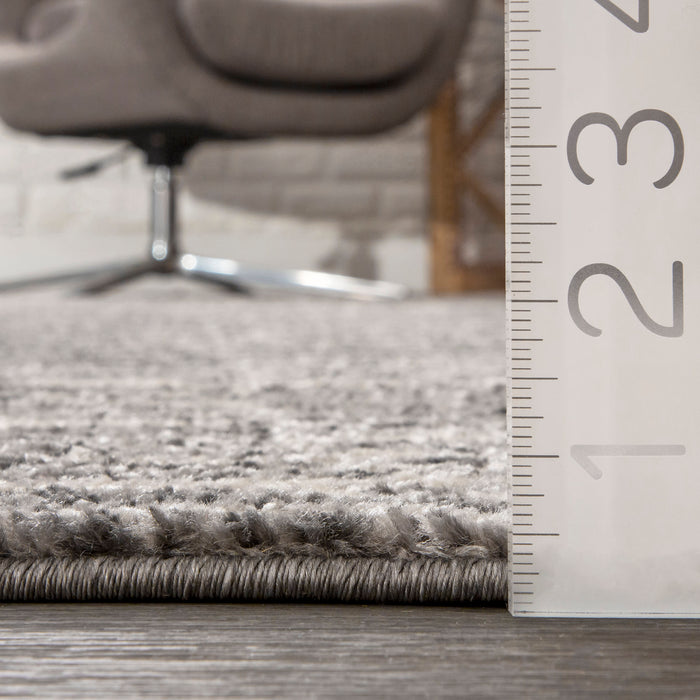 Grey Striped Area Rug for Living Room and Bedroom 160x230 cm