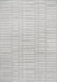 Grey Striped Indoor Outdoor Area Rug 120x180 cm