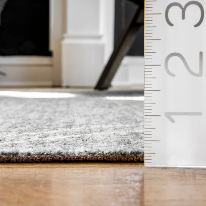 Grey Striped Indoor Outdoor Area Rug 160x230 cm