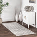 Grey Trellis Area Rug 120x180 cm