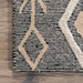 Grey Trellis Area Rug 160x230 cm
