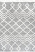 Grey Trellis Pattern Area Rug 120x180 cm