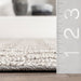 Grey Trellis Pattern Area Rug 160x230 cm