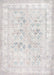 Grey Vintage Trellis Area Rug 160x230 cm