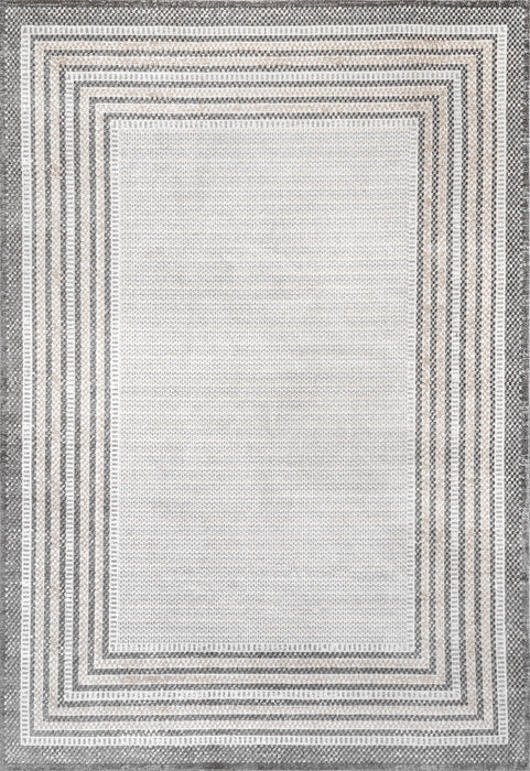 Grey Washable Area Rug For Homes With Kids And Pets