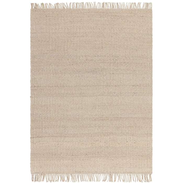 Grove Plain Hand-Woven Jute Flatweave Sand Rug