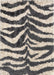 Gwendolyn Ivory Zebra Shag Area Rug 120 cm x 180 cm